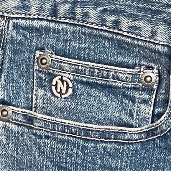 Vintage Nautica Jeans Classic Fit Straight Mid-Rise Blue Denim Med Wash Size 6 - Picture 6 of 16